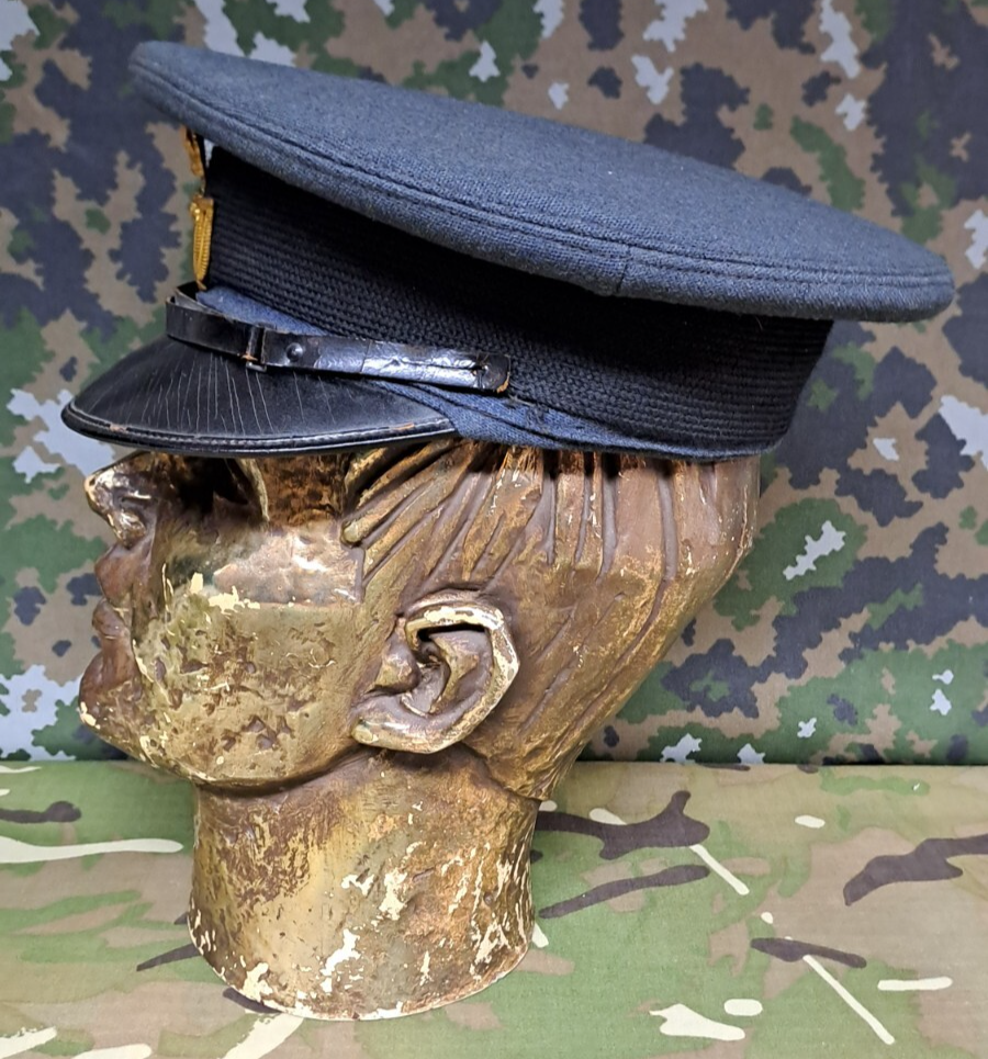 WW2 RAF OFFICERS SERVICE DRESS CAP BRITISH ARMY FIELD WWII MILITARY