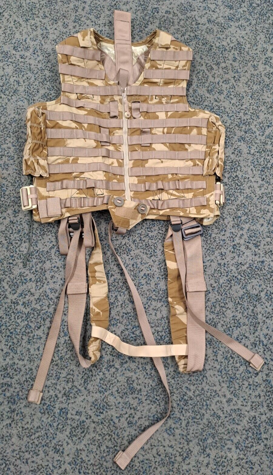 RARE Original RAF Desert DPM MK60 Life Preserver Armour Capable Vest Size 4