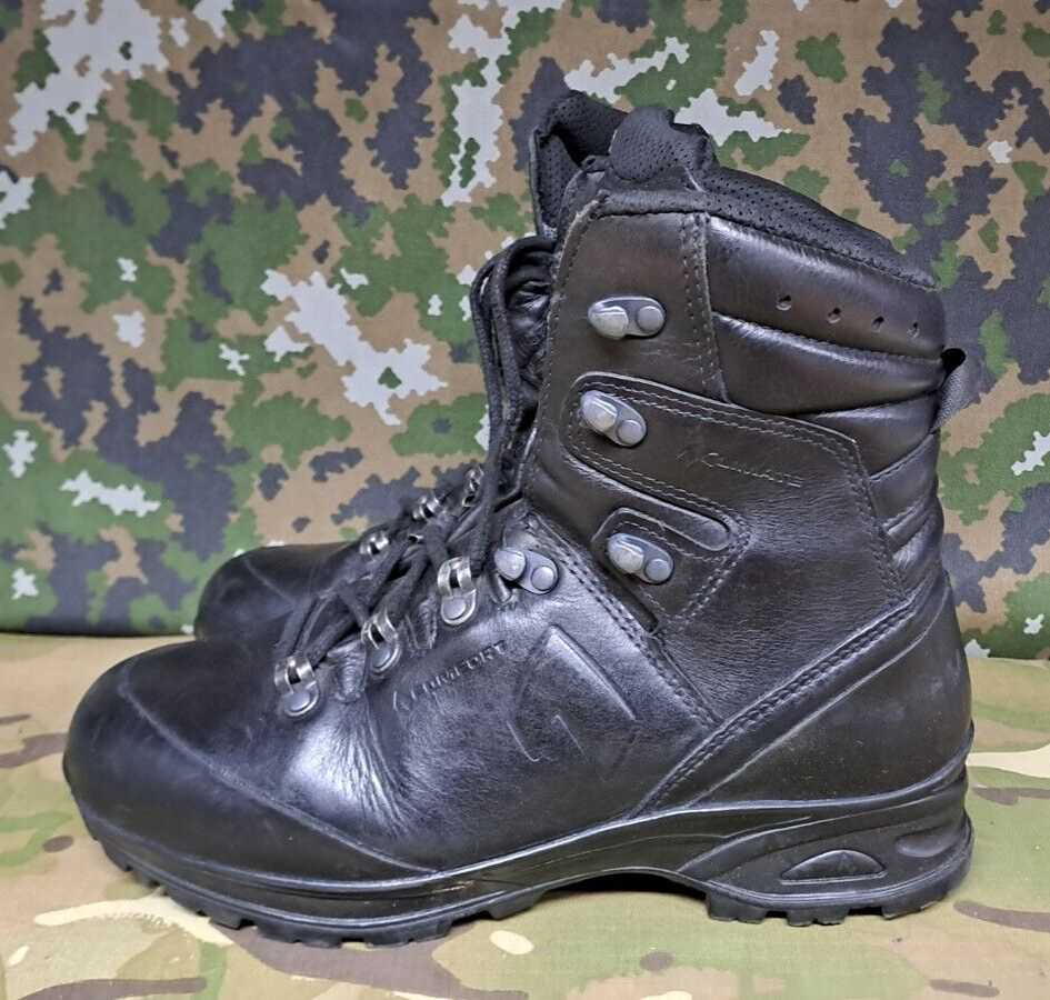 Haix German Army Surplus Black Goretex Combat Para Boots Commander GTX - 7.5 UK
