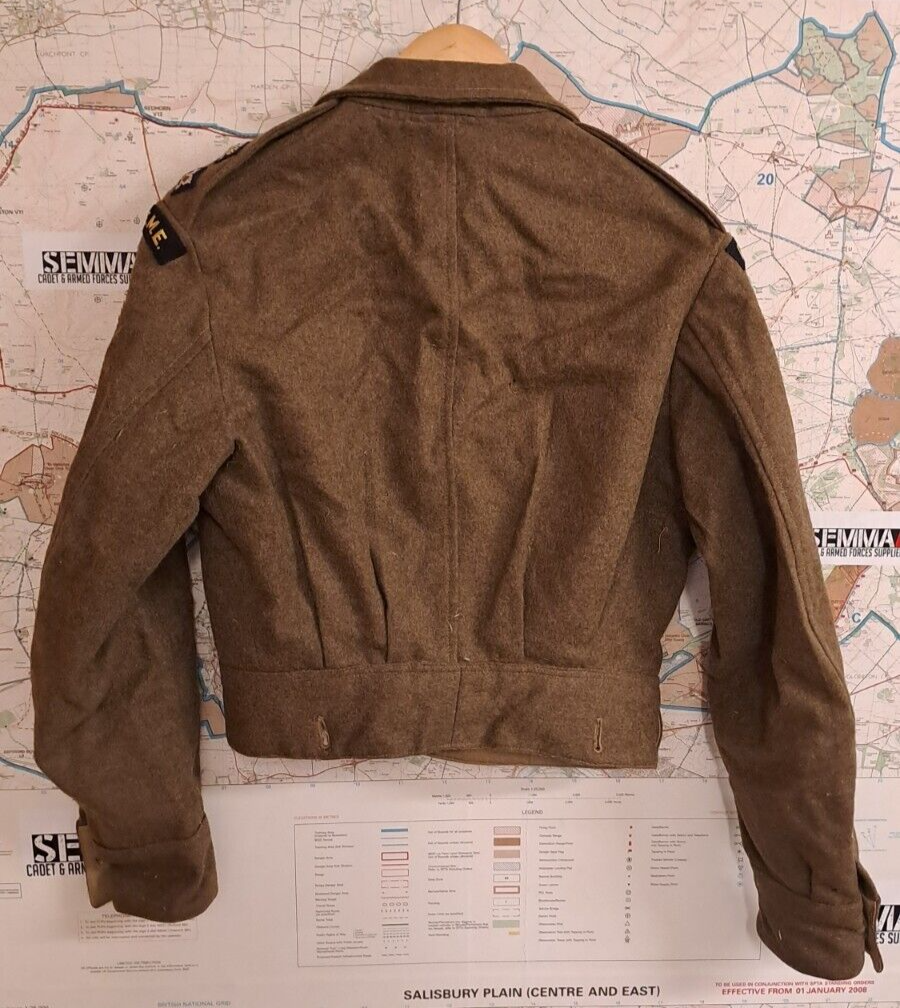 Rare Vintage Post War WW2 1949 Pattern British Army Military Battledress