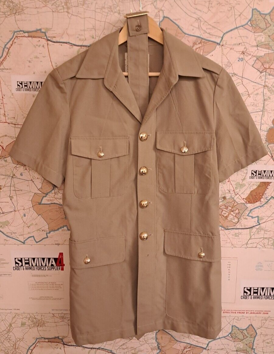 Genuine British RAF Bush O/A Military Surplus Jacket Royal Air Force & Belt