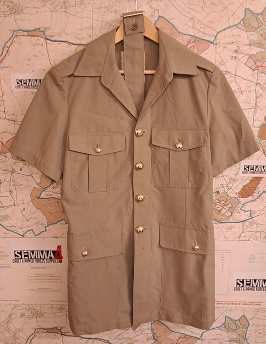 Genuine British RAF Bush O/A Military Surplus Jacket Royal Air Force & Belt