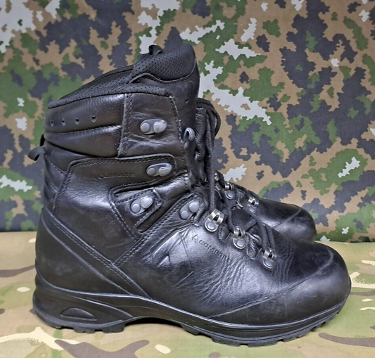 Haix German Army Surplus Black Goretex Combat Para Boots Commander GTX - 7.5 UK