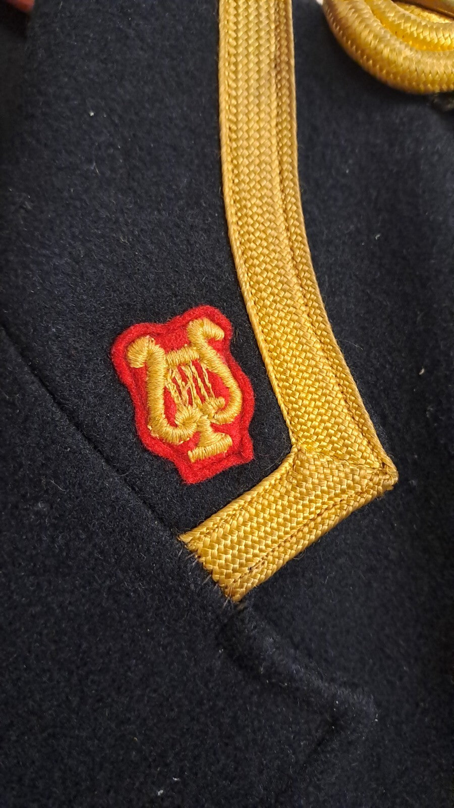 Vintage WW1 WW2 British Military Surplus Dress Jacket Tunic Bandsman Musicians