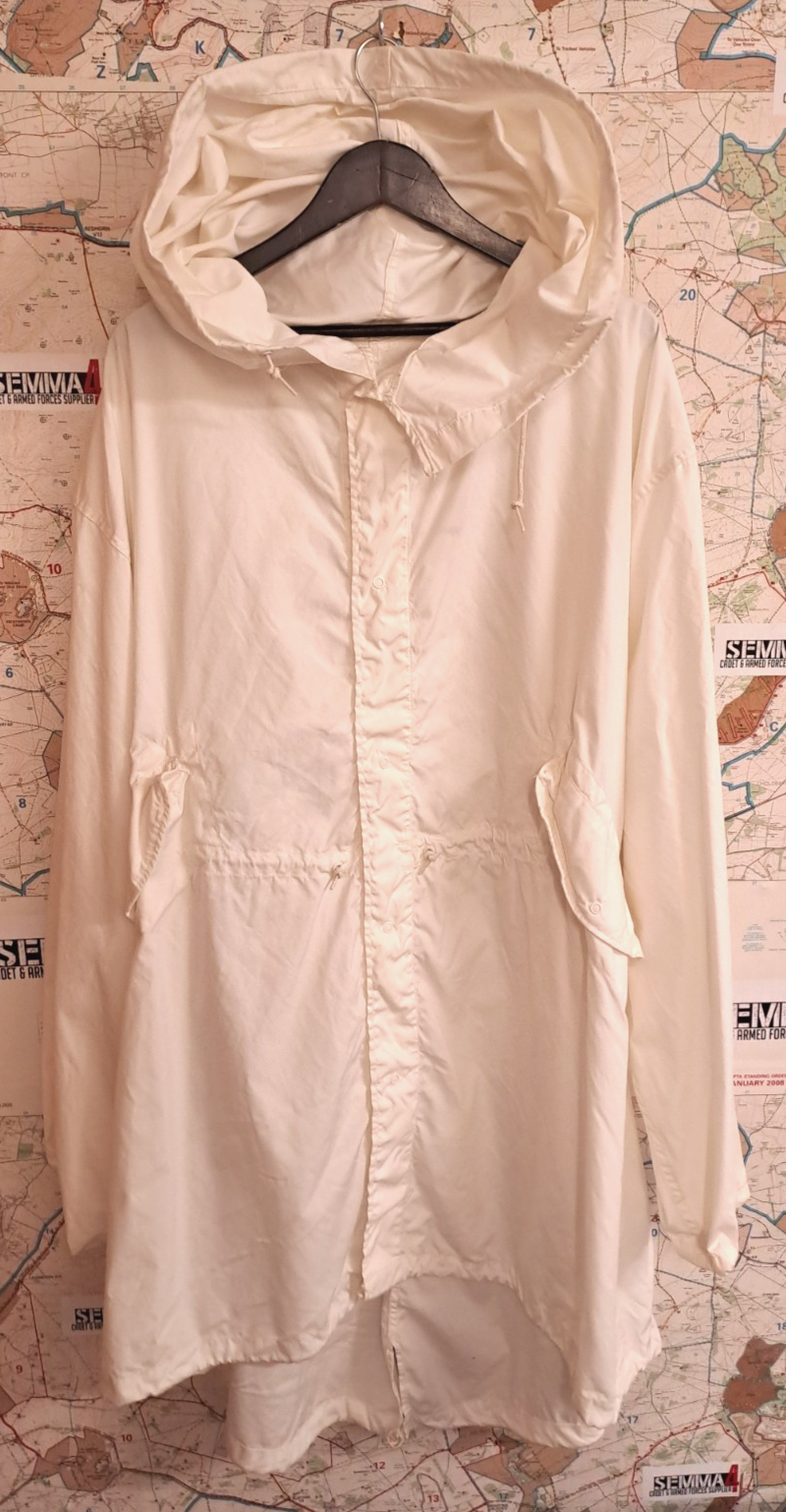 ALPHA INDUSTRIES Parka Extra Large White Snow Camouflage Cotton Hood Jacket