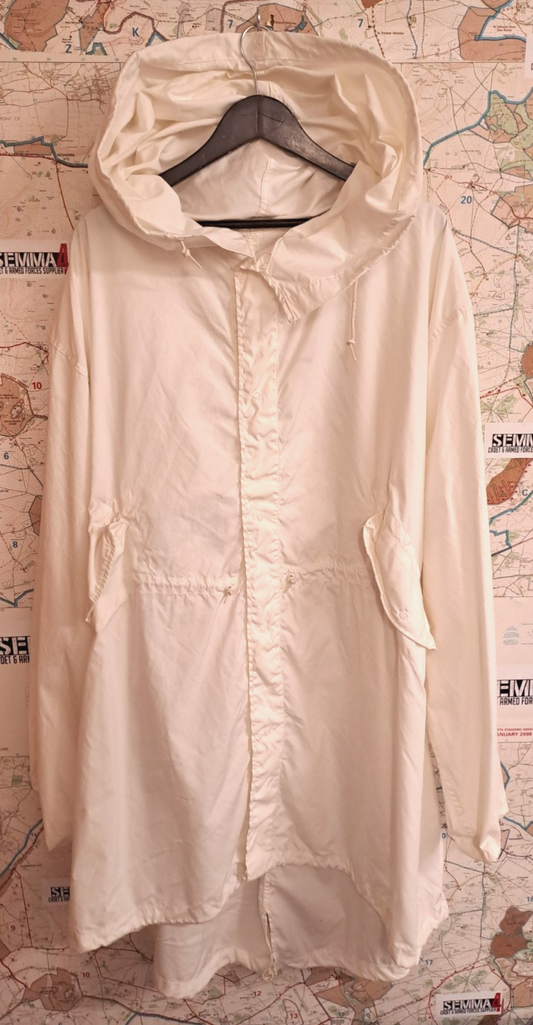 ALPHA INDUSTRIES Parka Extra Large White Snow Camouflage Cotton Hood Jacket
