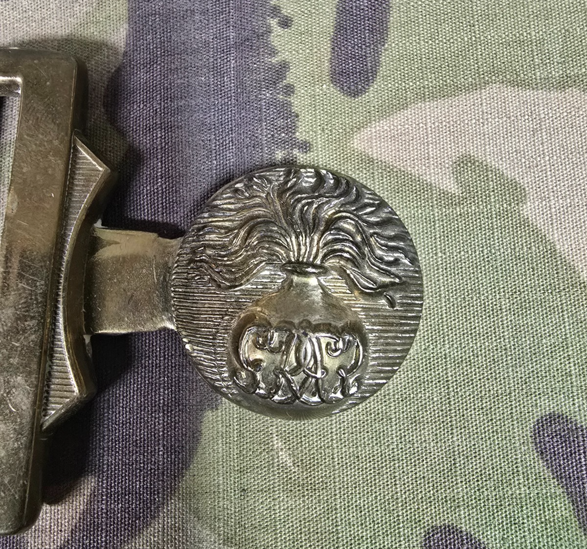 George V Grenadier Guards Waist Belt Clasp – British Army Brass Buckle Original