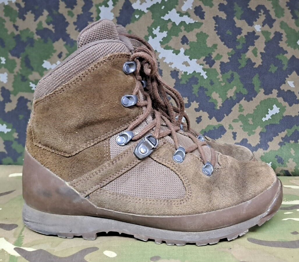 British Army Military Surplus HAIX High Liability Desert Combat Boots - 7