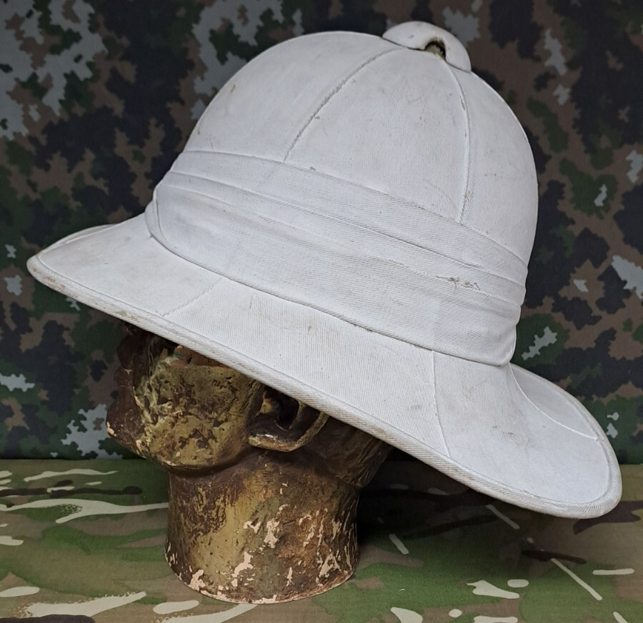 Genuine Vintage British Army Military Issue WW2 Pith Helmet Made By E.W.Vero