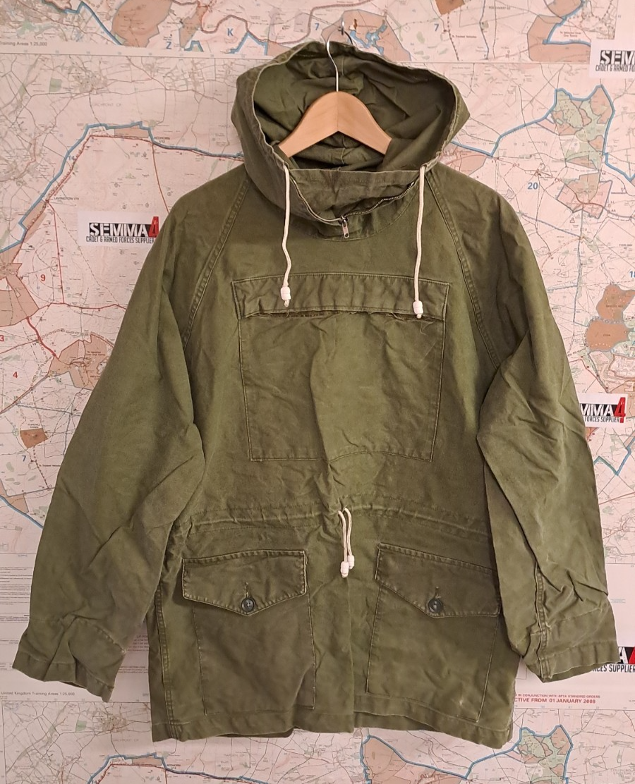 Genuine Vintage British Army Cadet Windproof Mountain Smock Military Oasis Mod