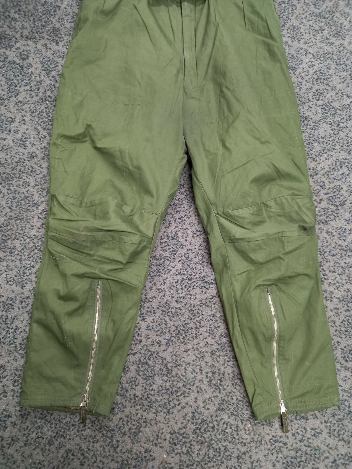 Original Vintage Issue Aircrew Jet Pilot Olive Green Cold Weather MK3 Trousers