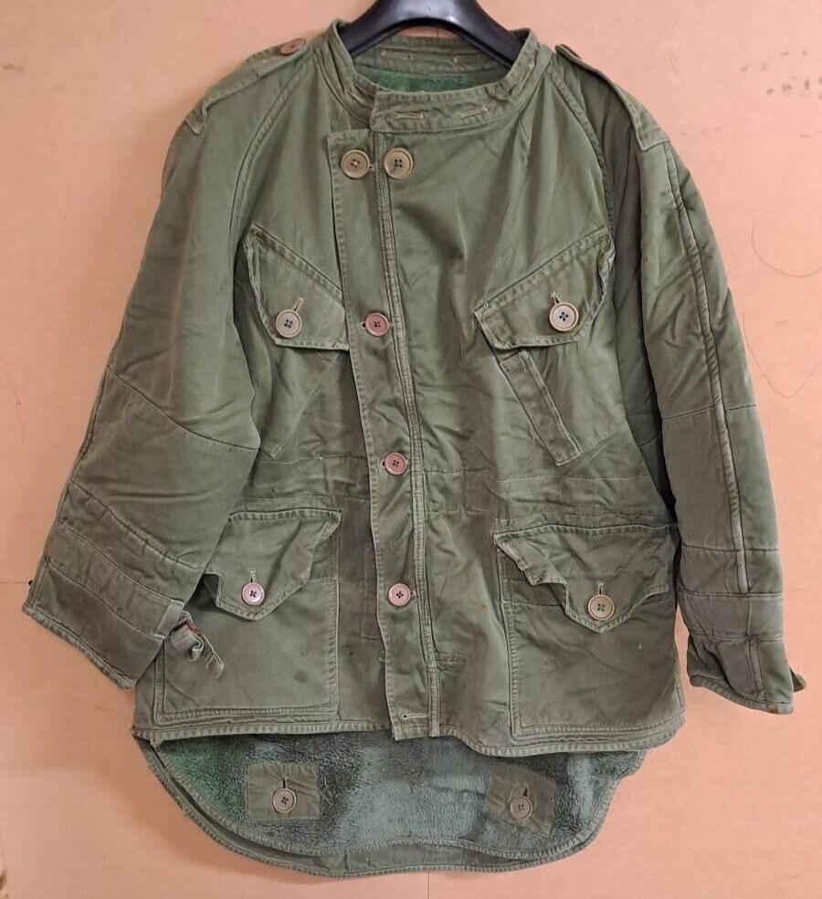 Rare Genuine Vintage British Army 1950s Middle Parka Coat Korean War Era MOD