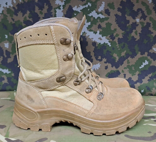 Haix Airpower Desert Boot Army Combat Patrol Boots Summer Beige - 5 UK