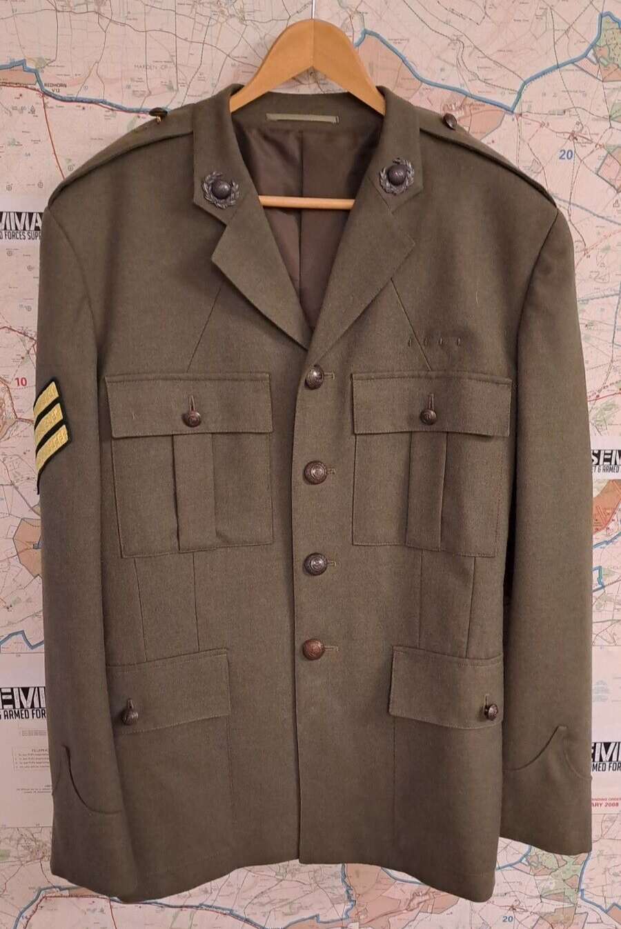 British Army Military Royal Marine Lovat No5 Dress Uniform Tunic - 170/112