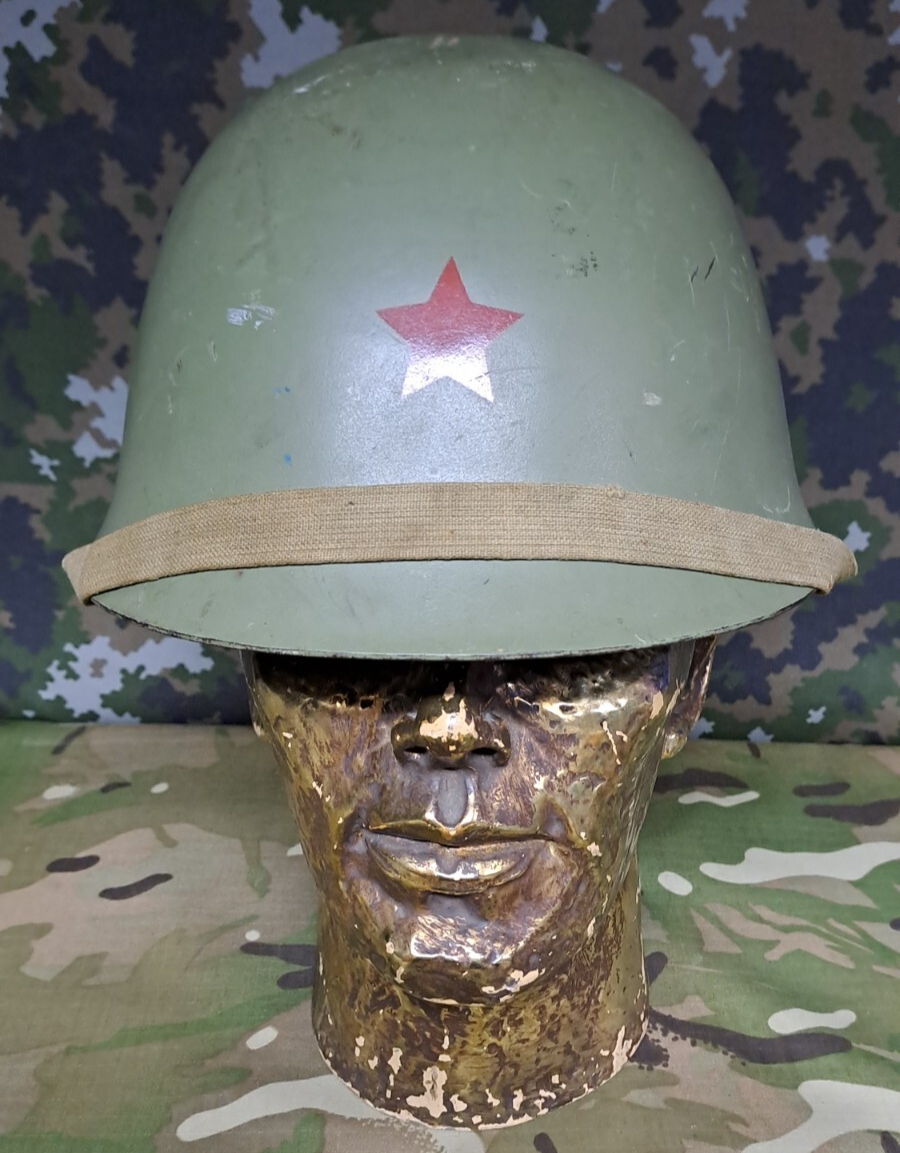 Genuine Serbian Army Military Combat Steel Yugoslavian M59/85 Helmet