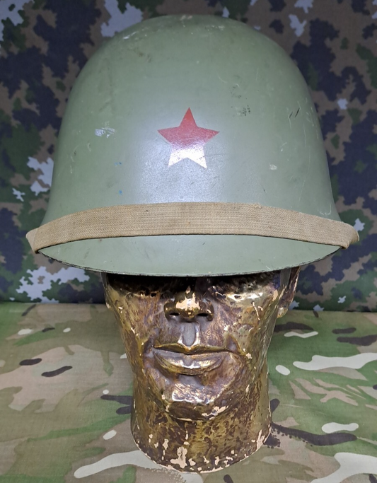 Genuine Serbian Army Military Combat Steel Yugoslavian M59/85 Helmet
