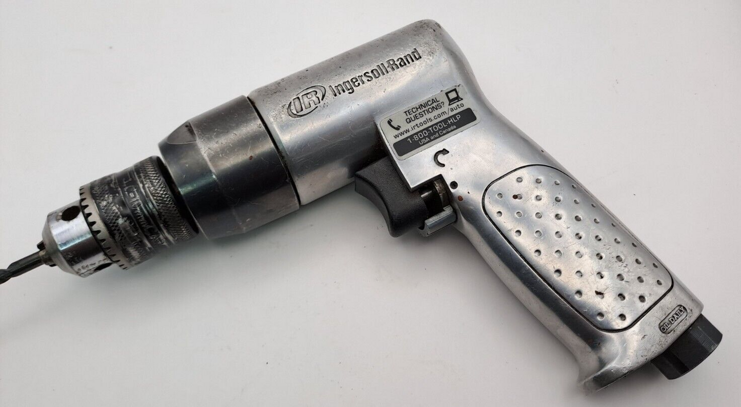 Reversible Air Drill 2000 RPM Ingersoll Rand 7802R 3/8" Tool Working Boxed