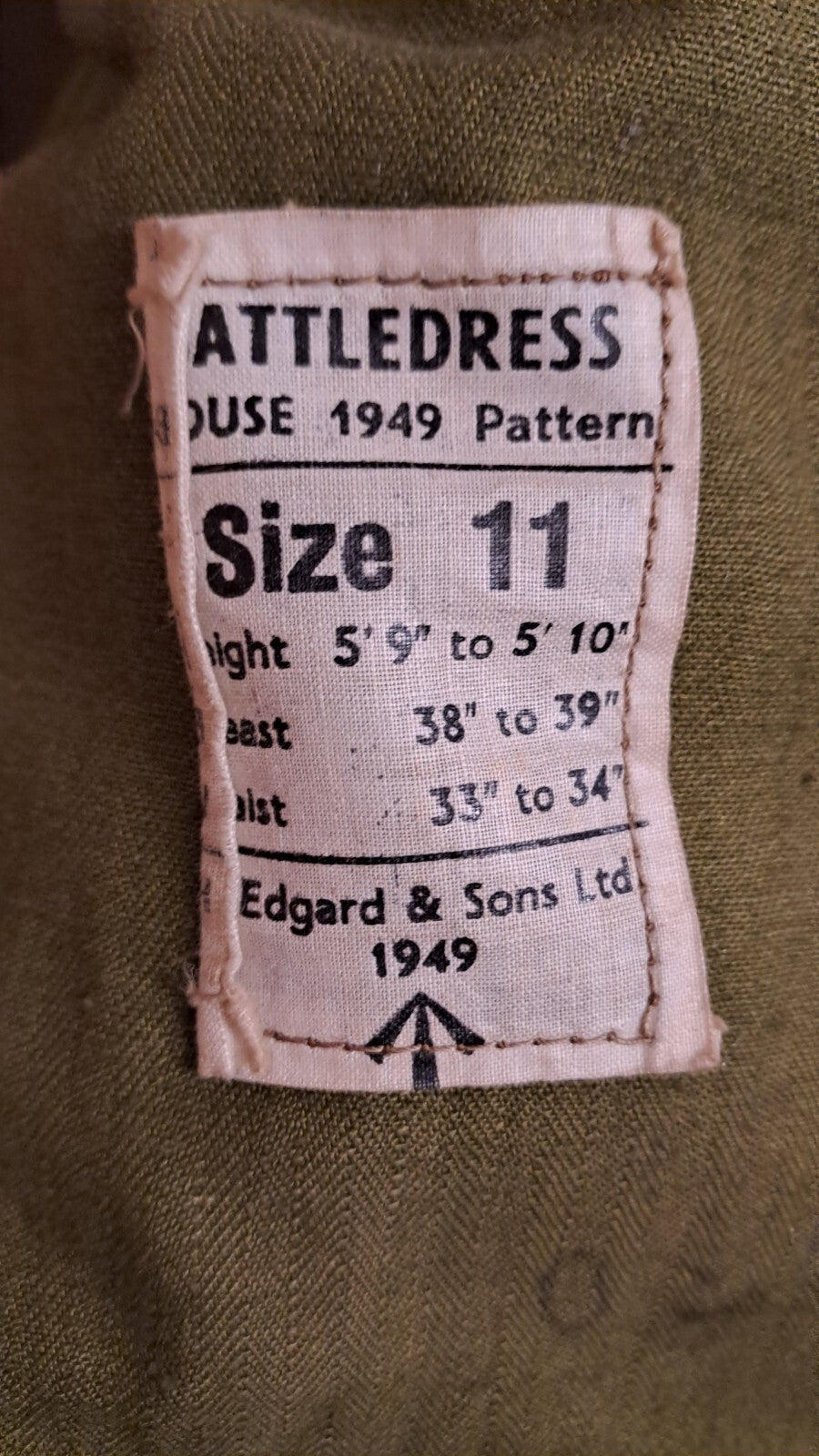 1949 Pattern Royal Electrical Mechanical Engineer Regiment REME Battledress