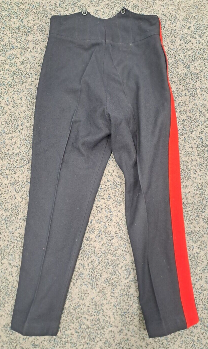 Vintage British Army Trousers No 1 Dress Footguards Blues Uniform - 31 Inch