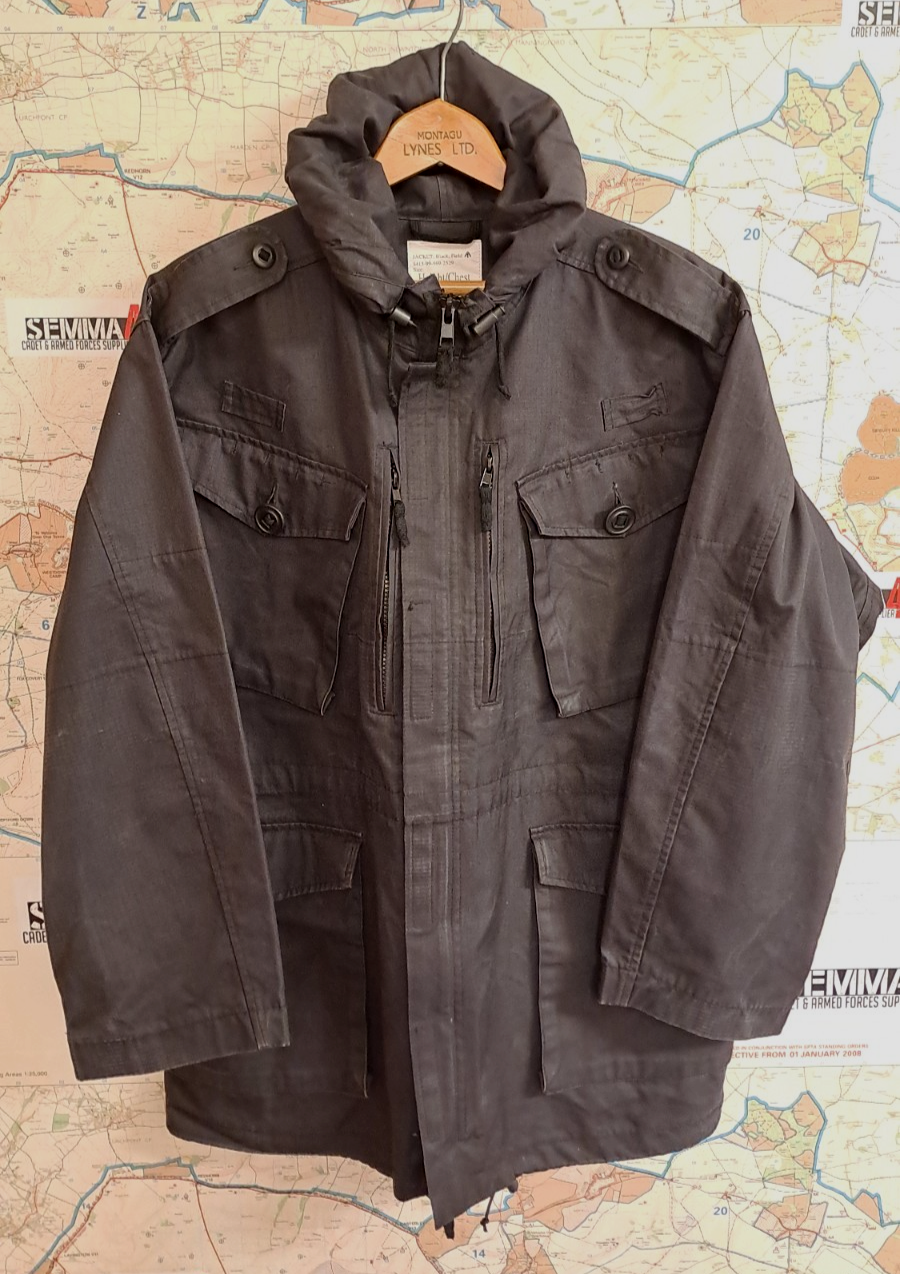 British Army Military Black Ripstop Field Jacket Smock Special Forces 170/96