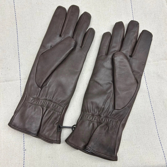 NEW British Army MK2 Combat Gloves Leather Brown Lined Winter Warm Fishing Cadet