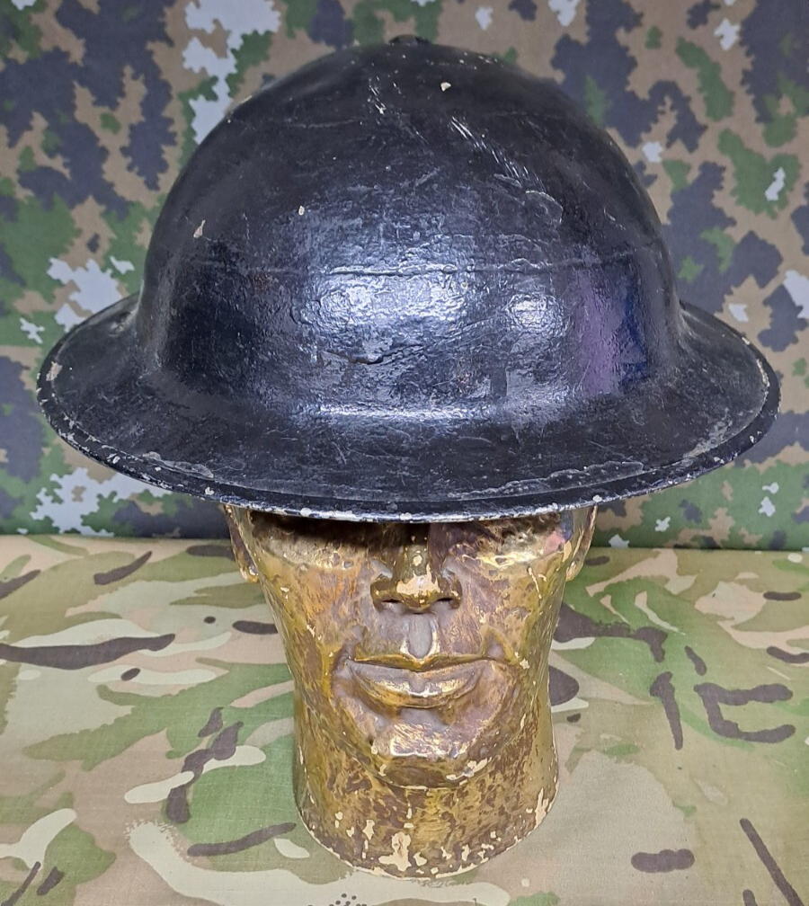 WW2 Original British Army Military Combat Steel Helmet Tommy Brodie & Liner