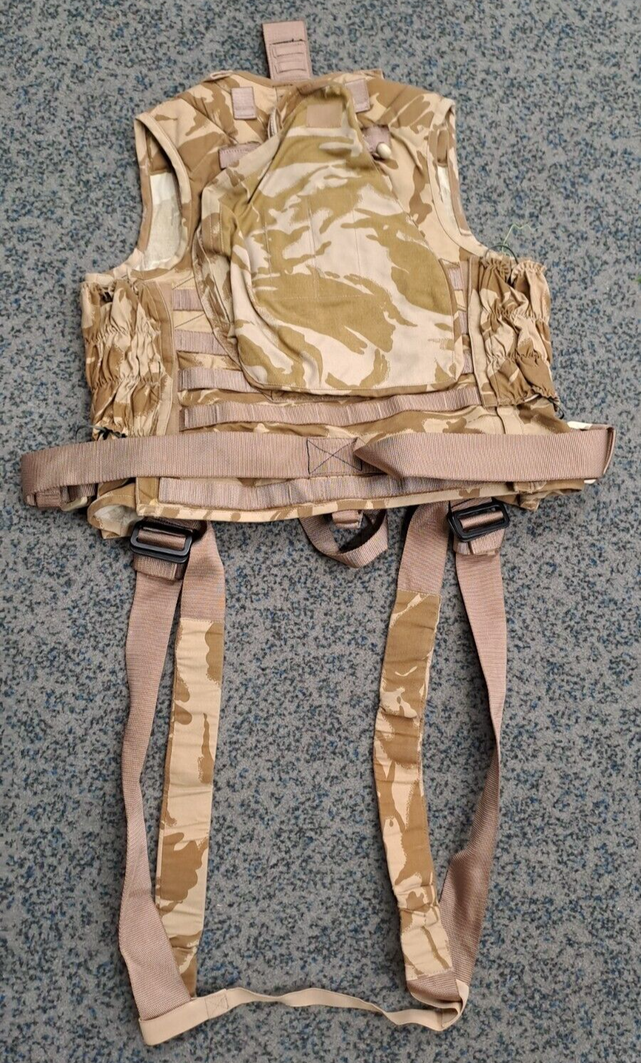 RARE Original RAF Desert DPM MK60 Life Preserver Armour Capable Vest Size 2