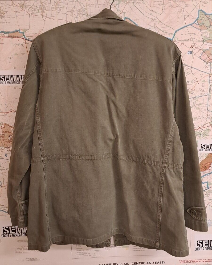 Rare Vintage French Army Military M47 Combat Jacket 1950s Size - Small