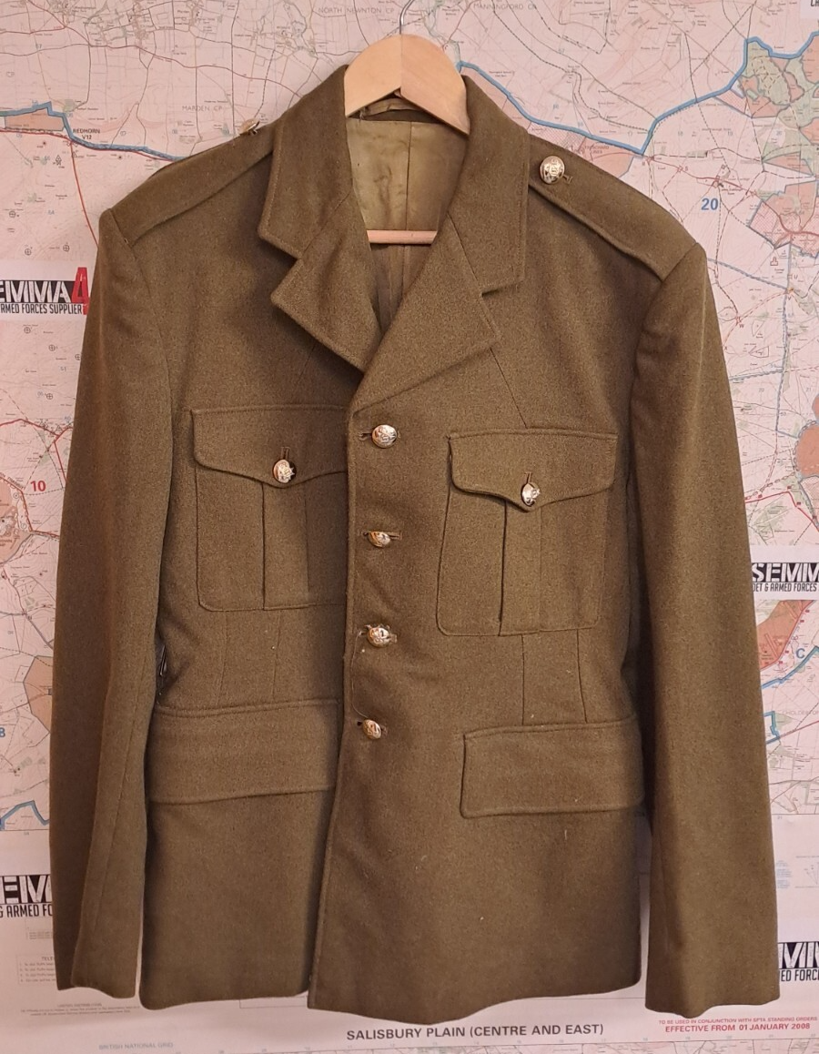 British Army Military Surplus No2 Dress Jacket Tunic Queens Royal Regiment
