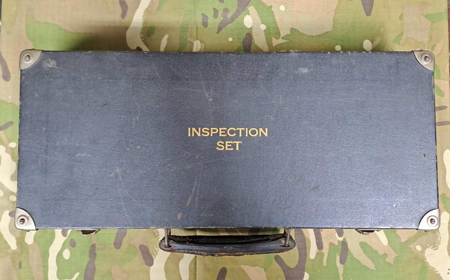 RARE VINTAGE GOWLLANDS COMPLETE MEDICAL INSPECTION INSTRUMENT SET & CASE