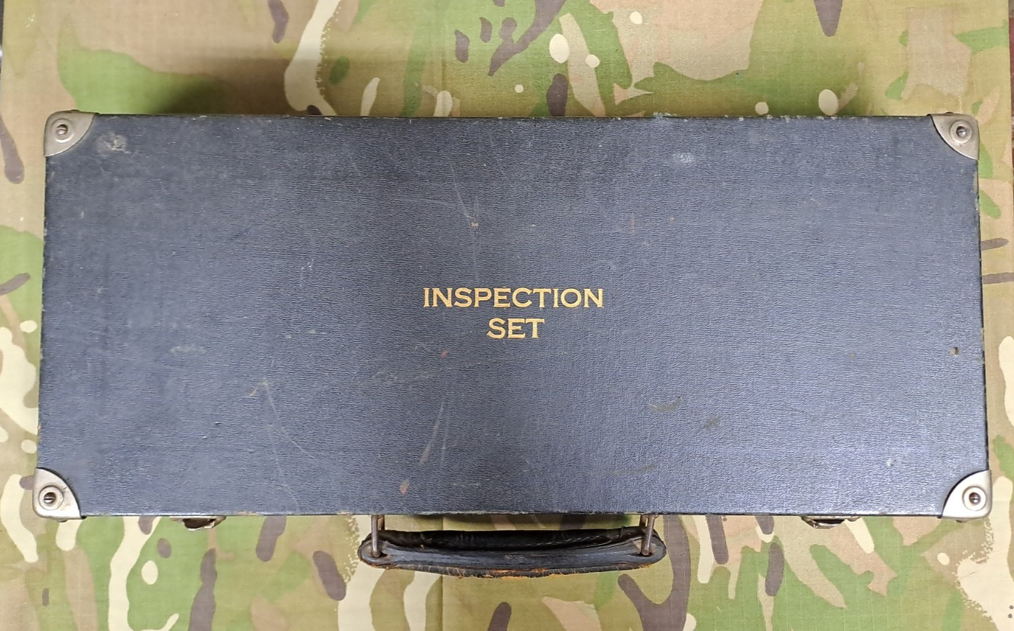 RARE VINTAGE GOWLLANDS COMPLETE MEDICAL INSPECTION INSTRUMENT SET & CASE