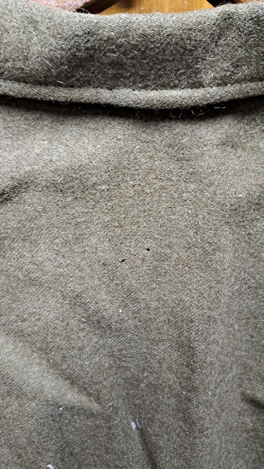 Vintage French Army Military Surplus Wool Jacket Tunic Battledress