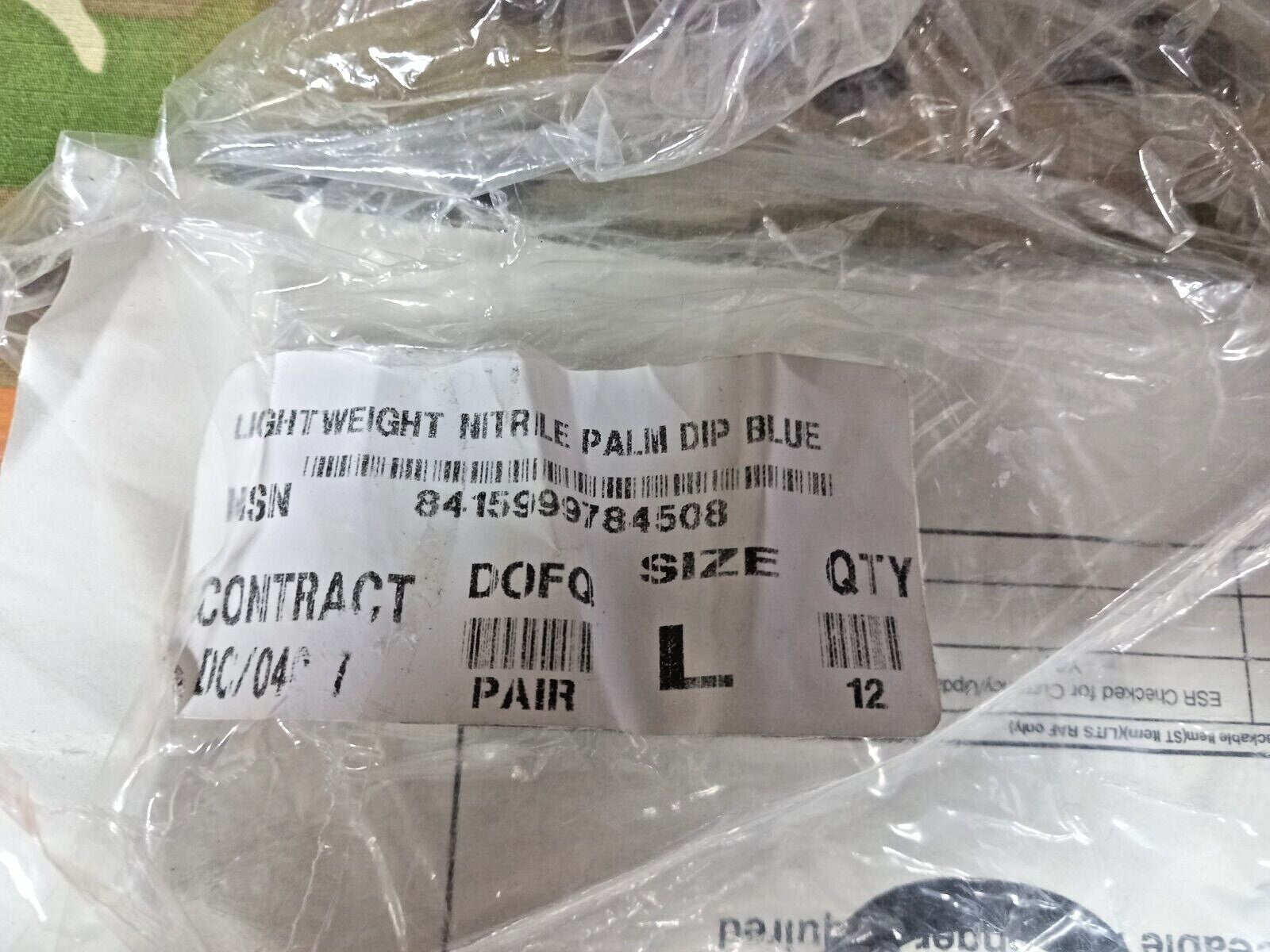 NEW Army Work Gloves Nitrile PU Coated Safety Builders Mechanics Construction