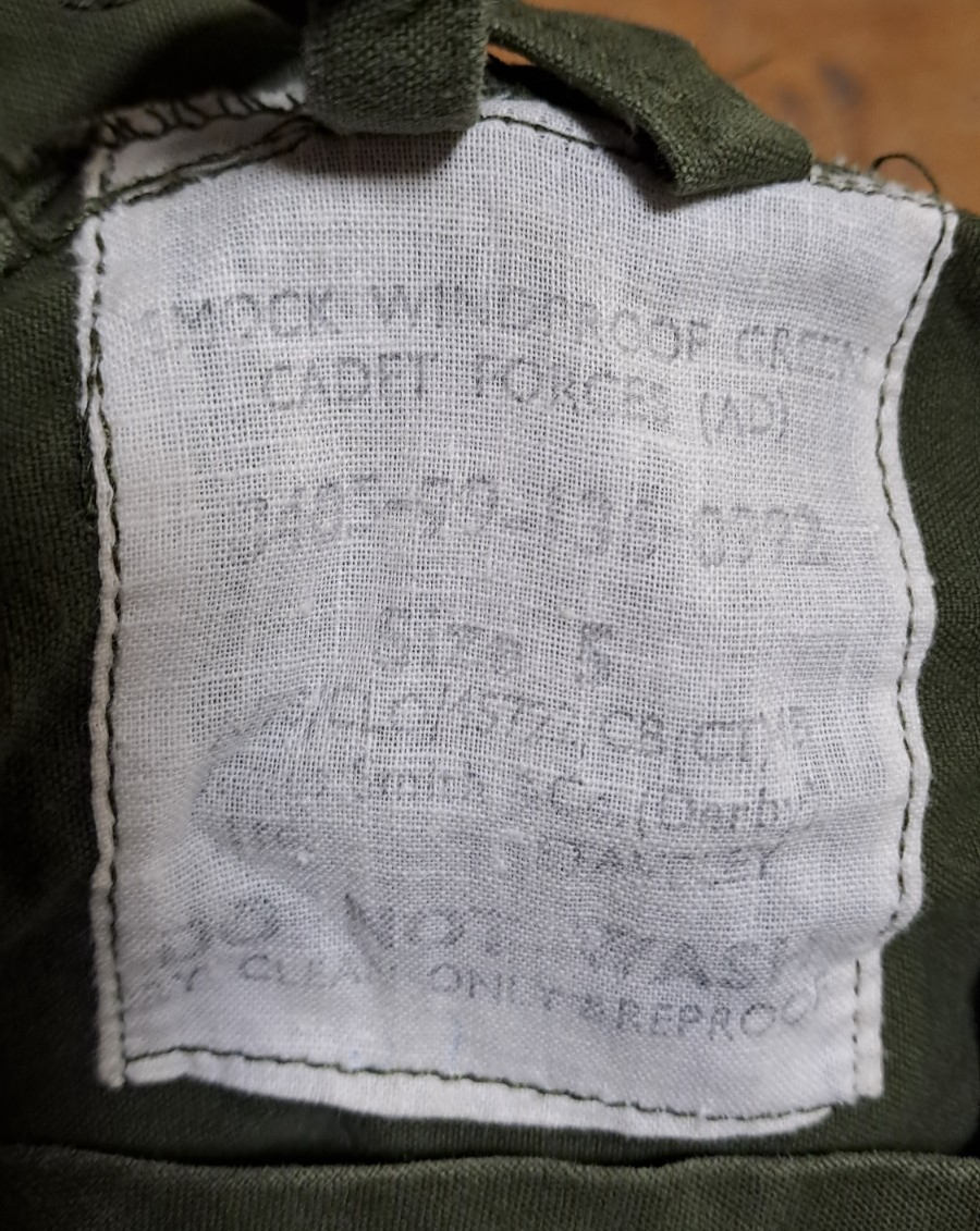 Genuine Vintage British Army Cadet Windproof Mountain Smock Military Oasis Mod
