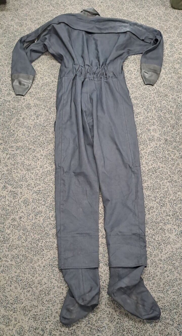 Genuine Typhoon UKSF SAS SBS Navy Blue Gore-Tex Immersion Dry Suit - L/M