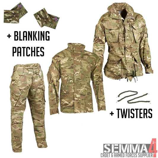 Military RAF Cadet ATC MTP Uniform Smock, Shirt & Trousers Set Genuine + Extras