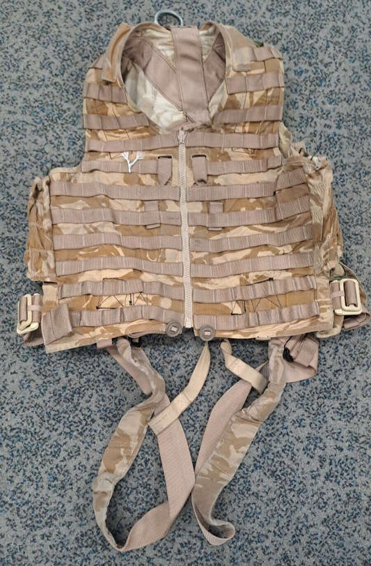 RARE Original RAF Desert DPM MK60 Life Preserver Armour Capable Vest Size 4