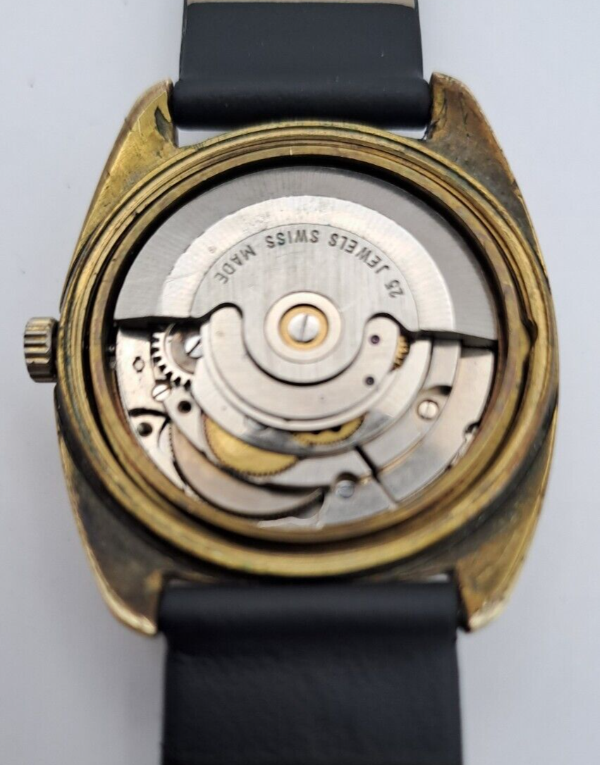 Rare Vintage K Worcester 25 Jewels Automatic Wristwatch Working Swiss Made