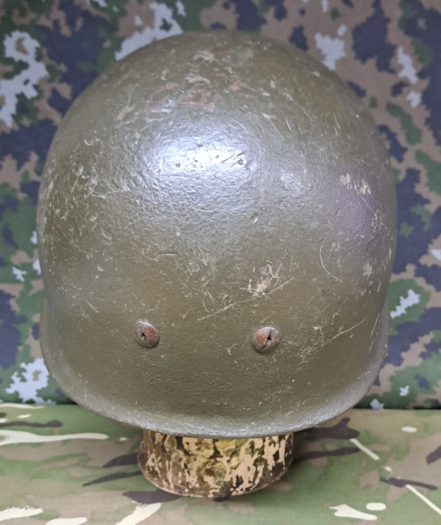 Rare Belgian Army Military Para Commando M71 Parachutist Airborne Helmet