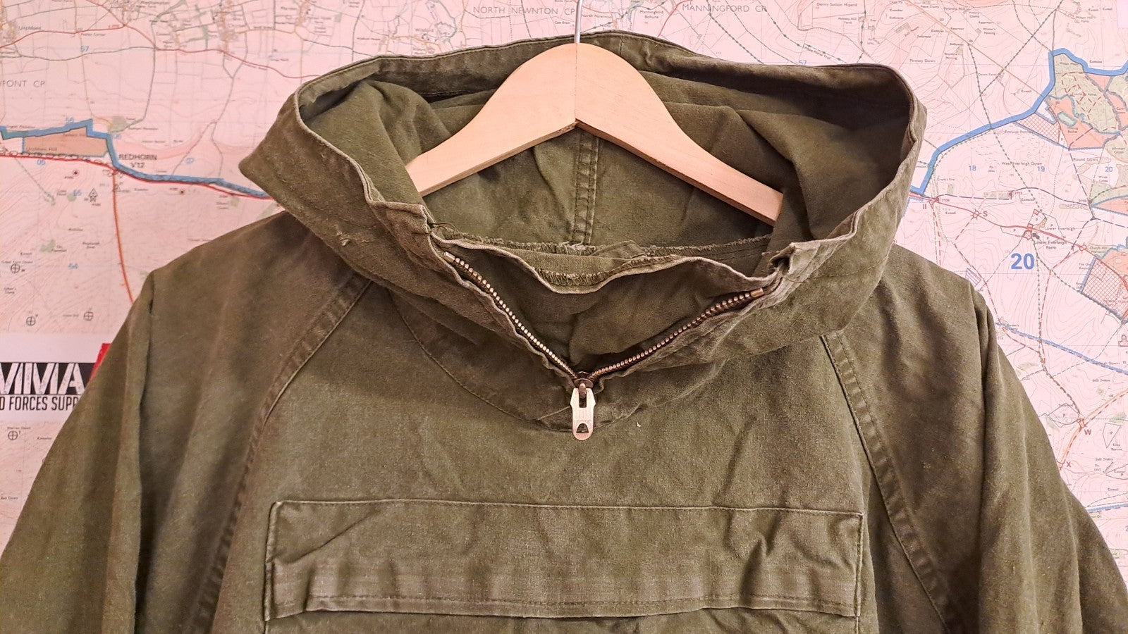 Genuine Vintage British Army Cadet Windproof Mountain Smock Military Oasis Mod