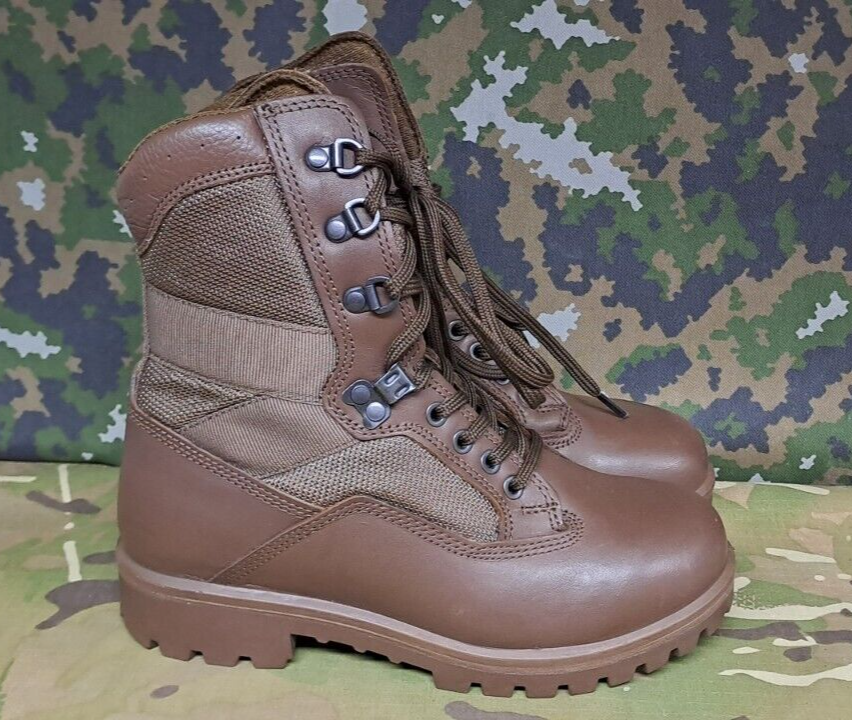 YDS Kestrel Army SAS Military Surplus Brown MTP Male Combat Assault Boots - 3 W