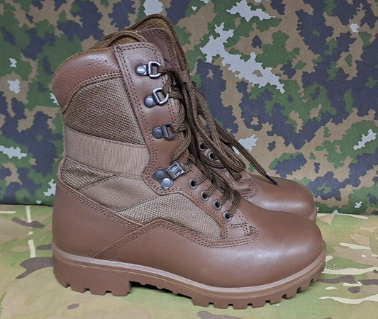 YDS Kestrel Army SAS Military Surplus Brown MTP Male Combat Assault Boots - 3 W