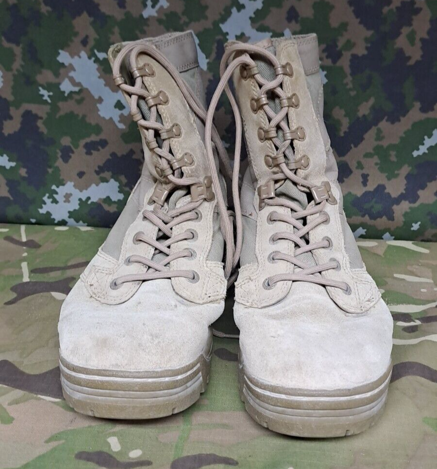 Desert Magnum Army Combat Sand Boots Genuine British Military Surplus - 5 L