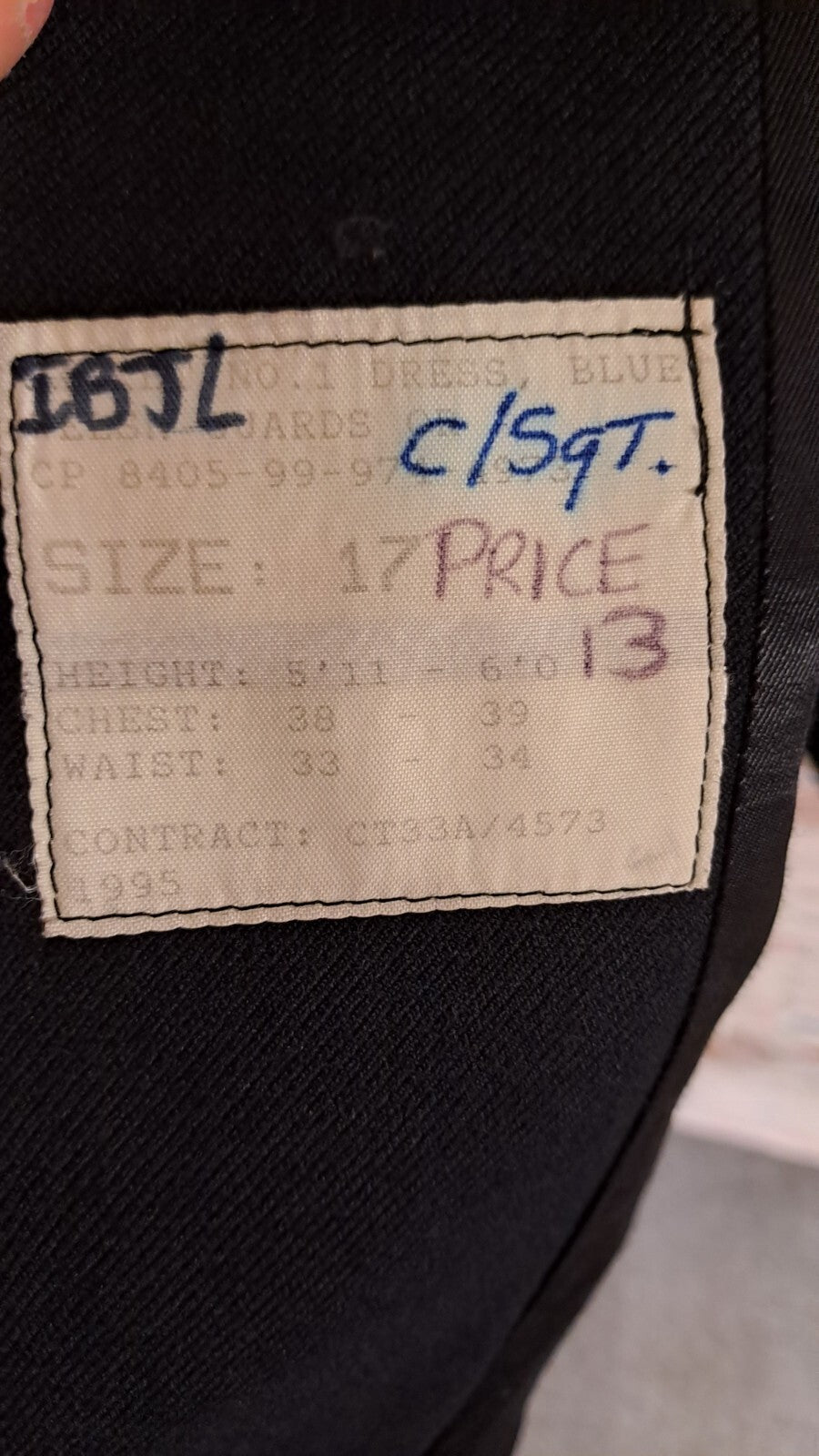 Genuine British Army Military Welsh Guards No1 Dress Blues Uniform Tunic