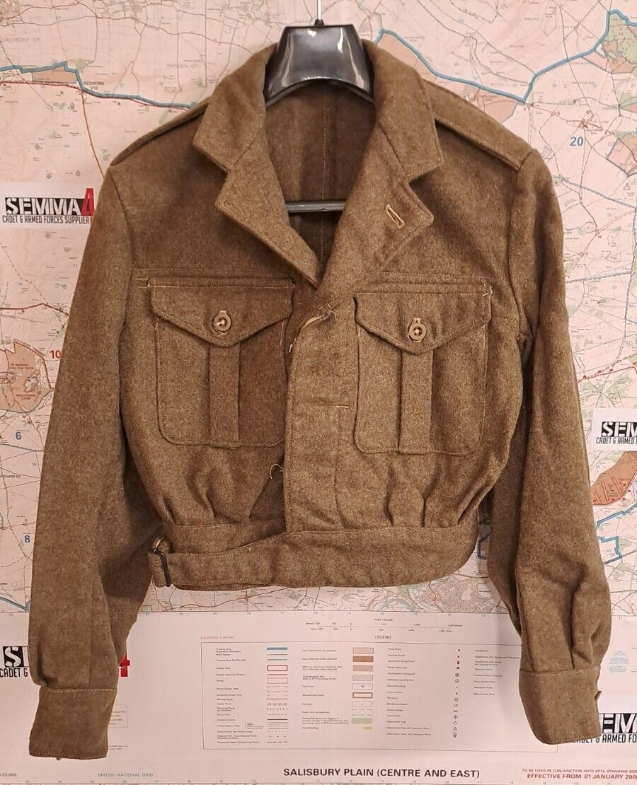 Rare Vintage Post War WW2 1949 Pattern British Army Military Battledress