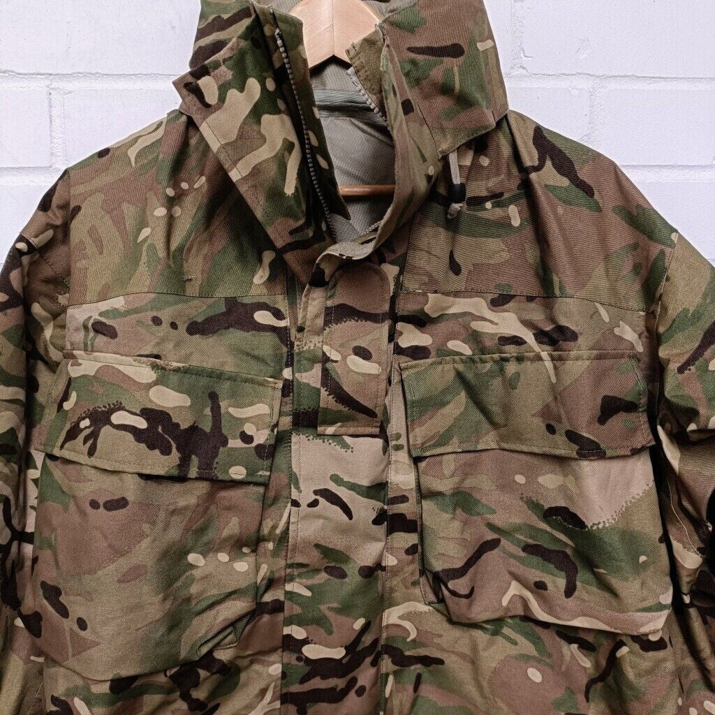 NEW BRITISH ARMY SAS MTP CAMO GORE-TEX MVP WATERPROOF COMBAT JACKET - 170/104
