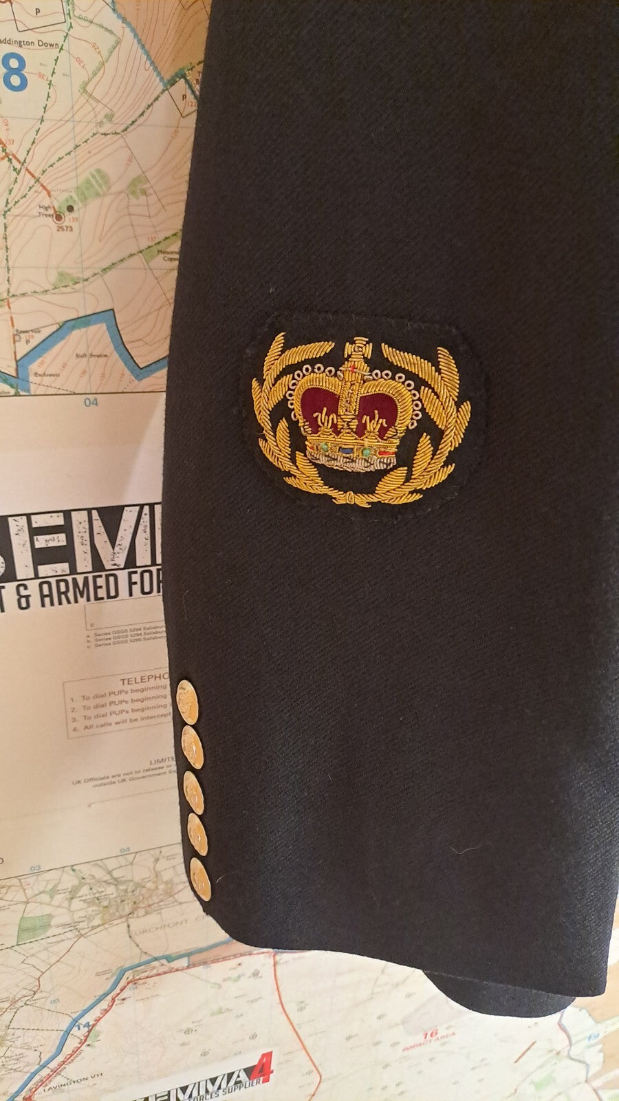 Genuine British Army Military Welsh Guards No1 Dress Blues Uniform Tunic