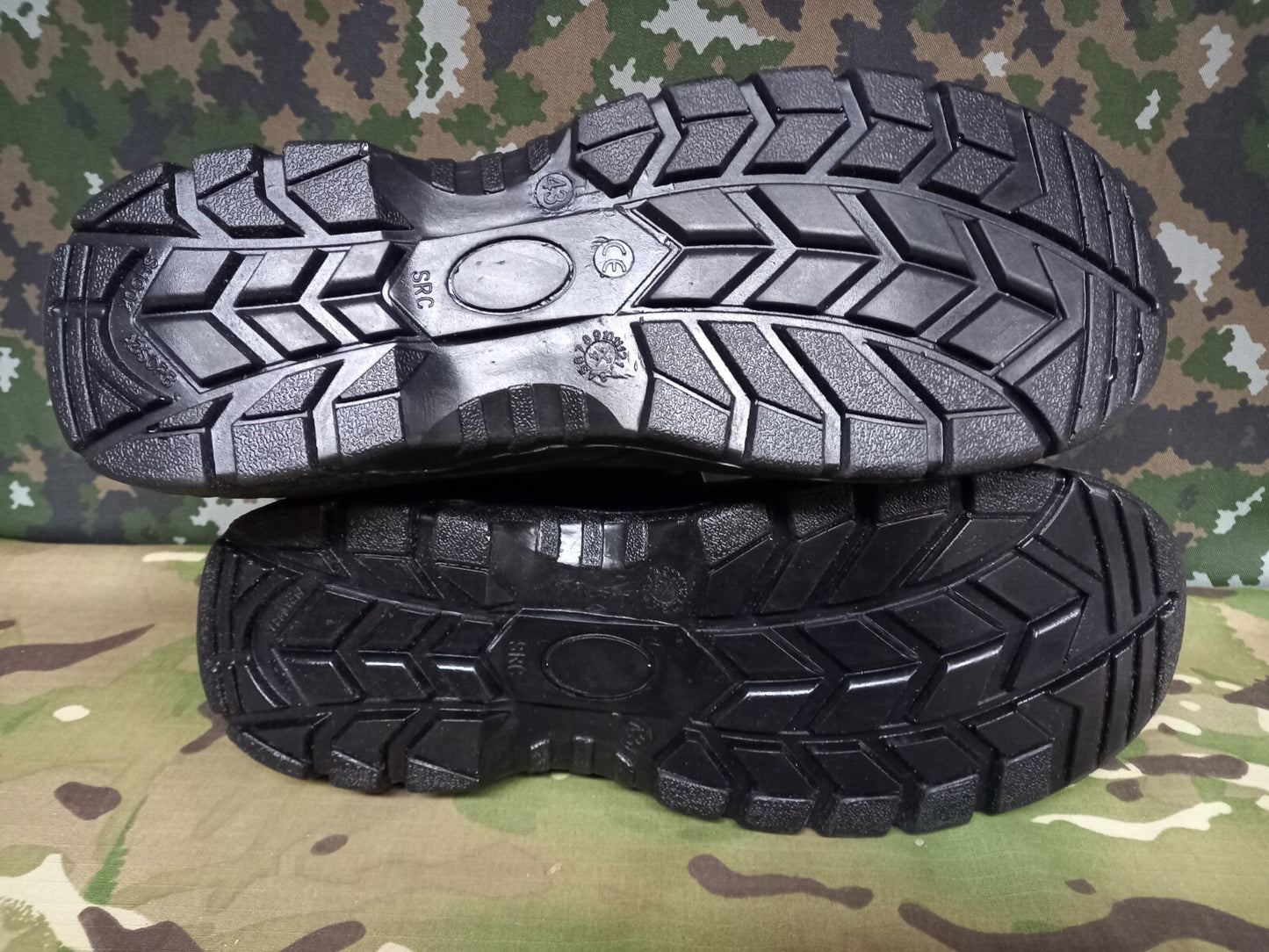 NEW Click Black Leather Safety Boots Shoes Non Slip Oil Resistant - Size - 8M UK