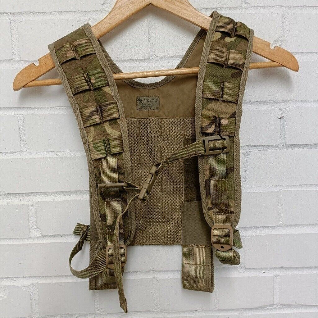MTP CAMO VIRTUS H TYPE YOKE Harness Webbing - British Army Issue One size
