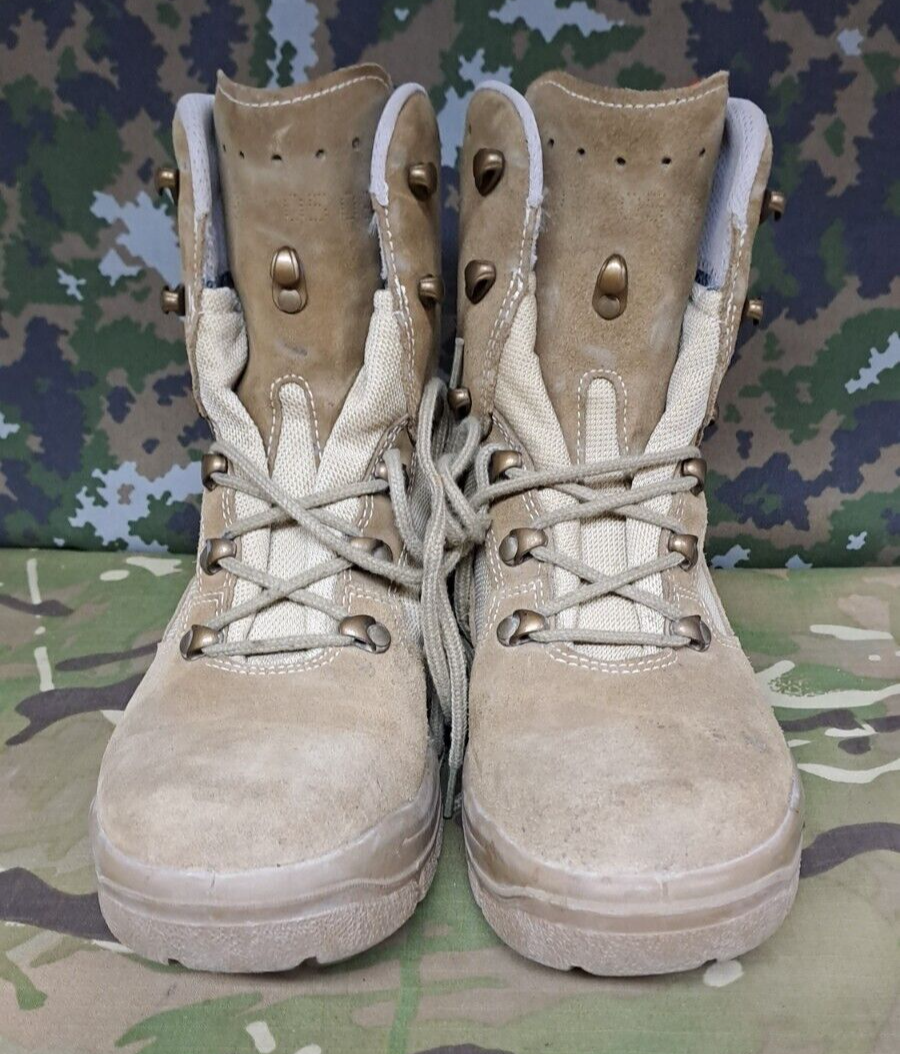 Haix Airpower Desert Boot Army Combat Patrol Boots Summer Beige - 5 UK
